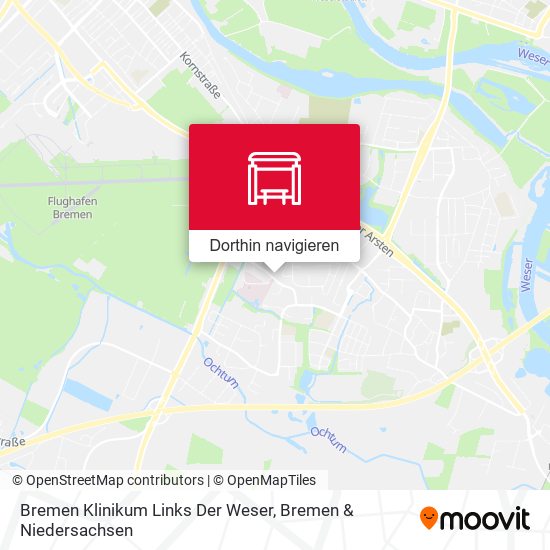 Bremen Klinikum Links Der Weser Karte