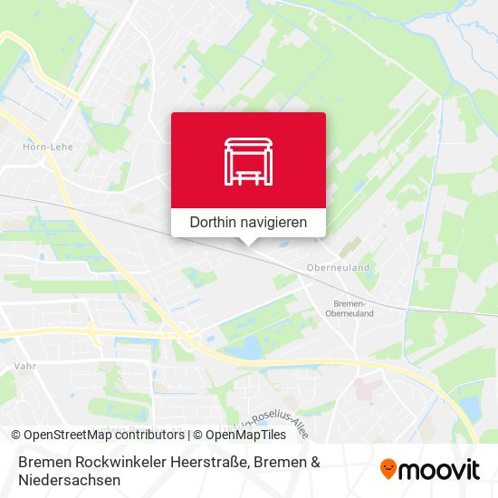 Bremen Rockwinkeler Heerstraße Karte