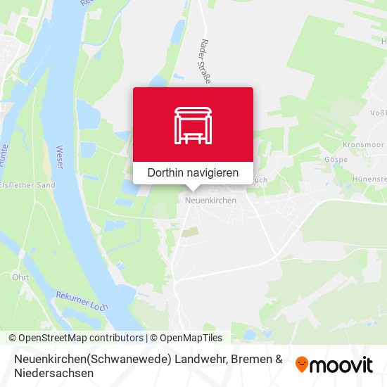 Neuenkirchen(Schwanewede) Landwehr Karte