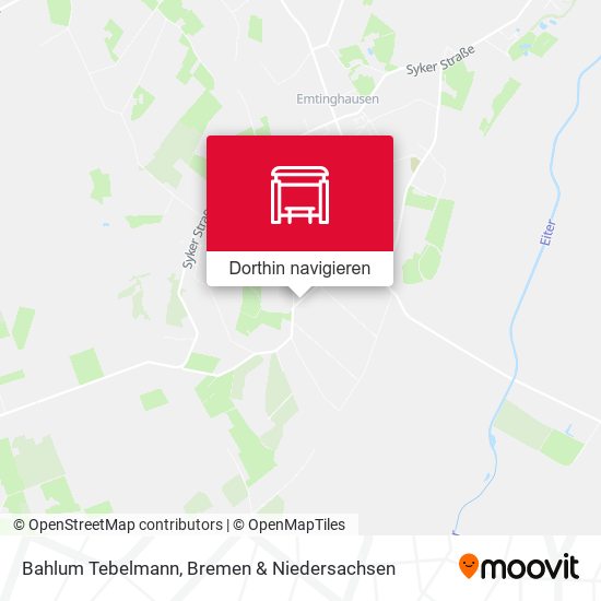 Bahlum Tebelmann Karte