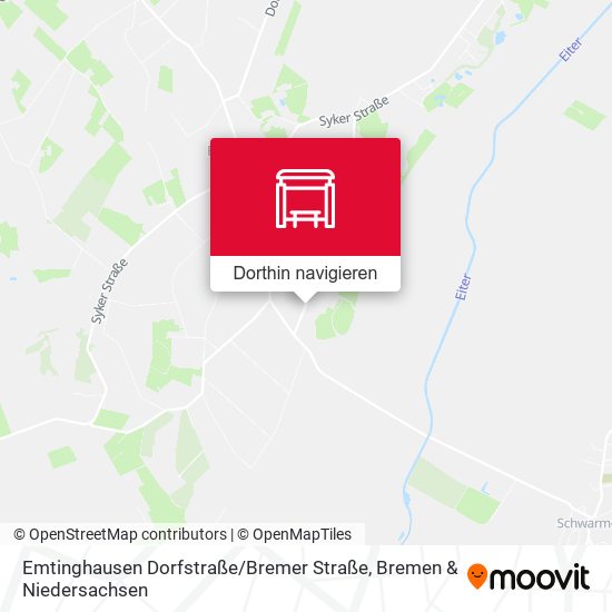 Emtinghausen Dorfstraße / Bremer Straße Karte