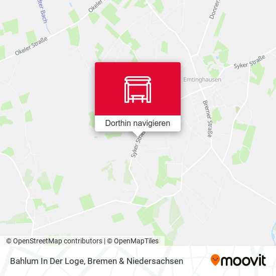 Bahlum In Der Loge Karte