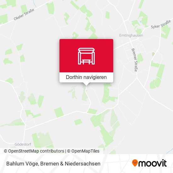 Bahlum Vöge Karte