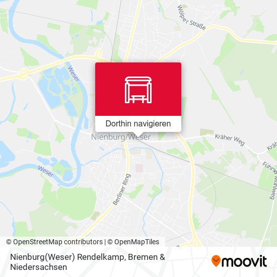 Nienburg(Weser) Rendelkamp Karte