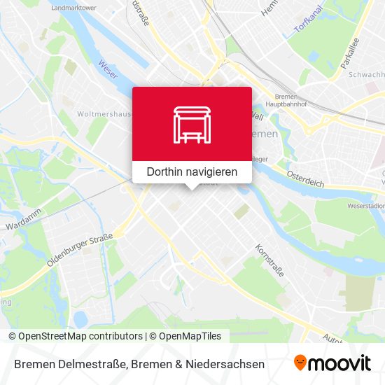 Bremen Delmestraße Karte