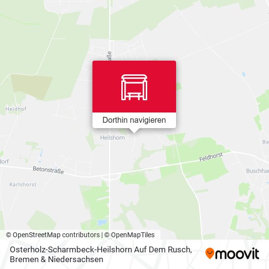 Osterholz-Scharmbeck-Heilshorn Auf Dem Rusch Karte