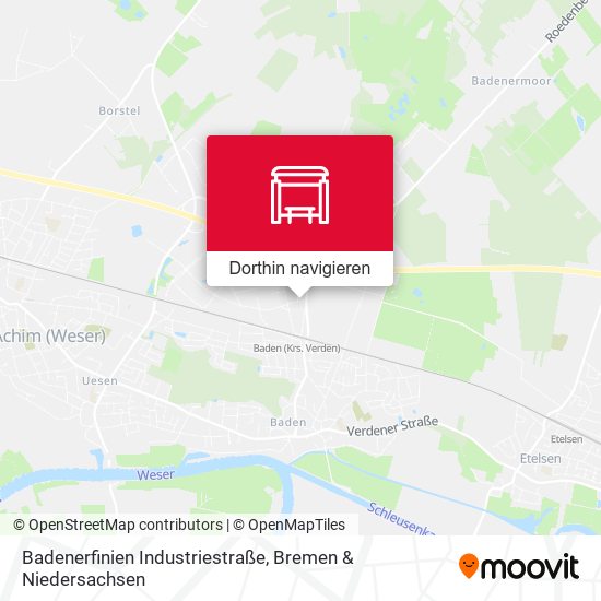 Badenerfinien Industriestraße Karte