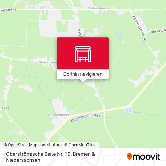 Oberströmische Seite Nr. 10 Karte