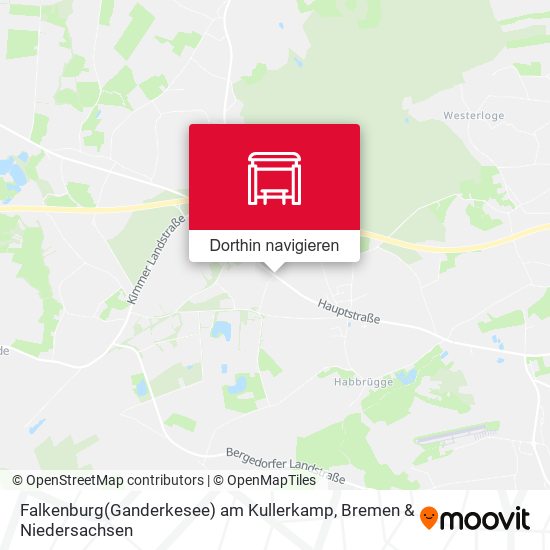 Falkenburg(Ganderkesee) am Kullerkamp Karte