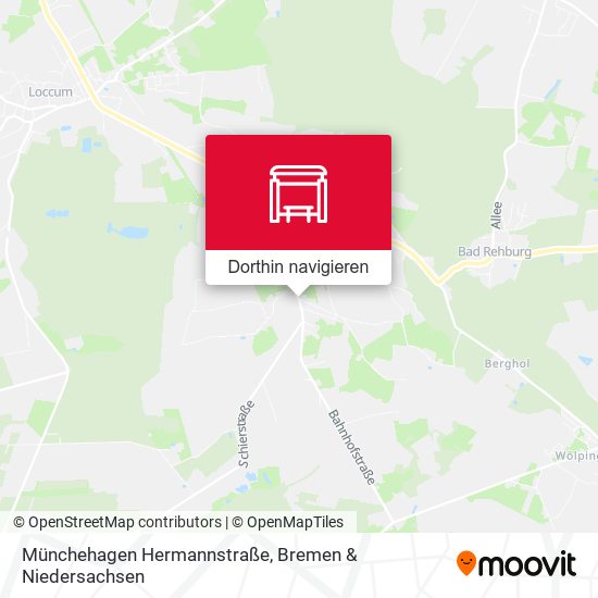 Münchehagen Hermannstraße Karte