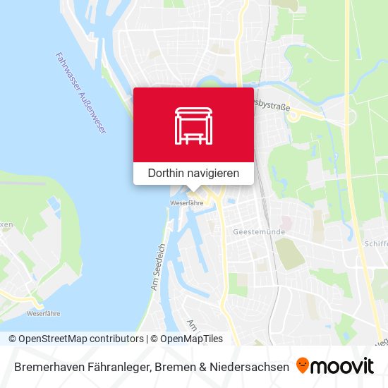 Bremerhaven Fähranleger Karte