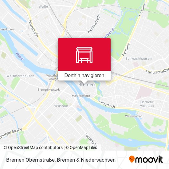 Bremen Obernstraße Karte