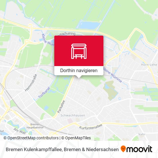 Bremen Kulenkampffallee Karte