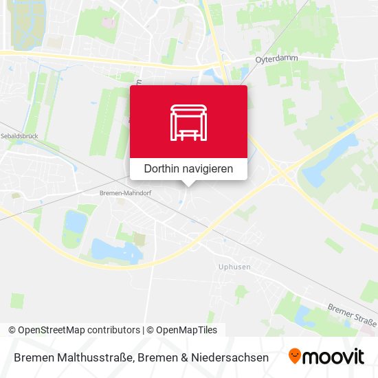 Bremen Malthusstraße Karte