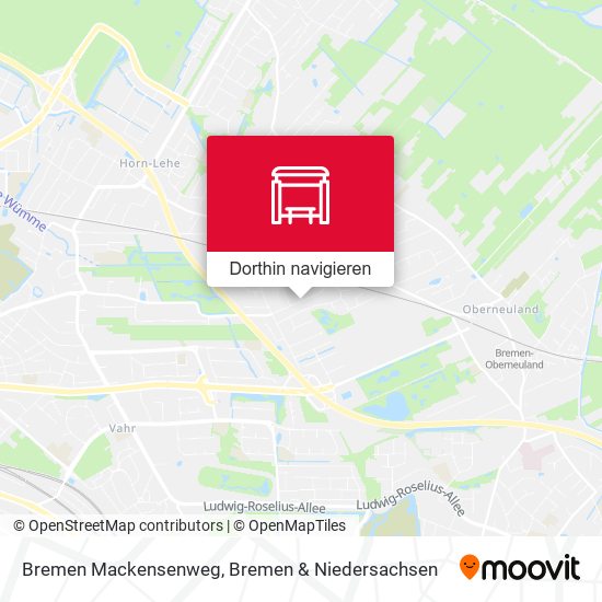 Bremen Mackensenweg Karte