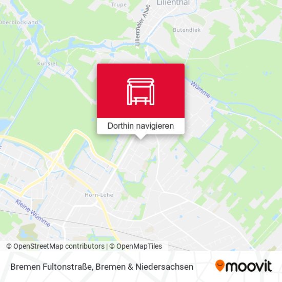 Bremen Fultonstraße Karte