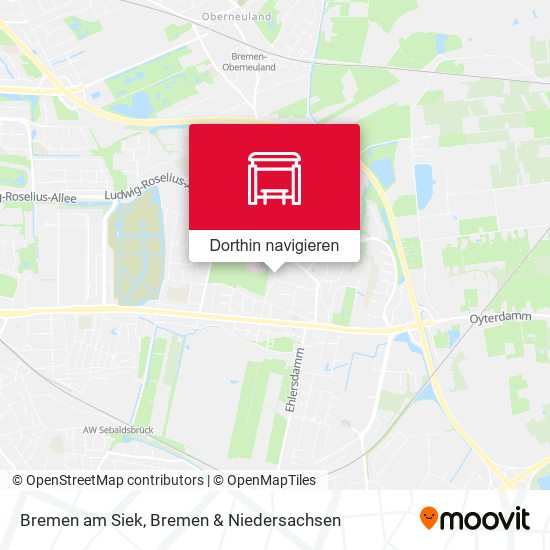 Bremen am Siek Karte