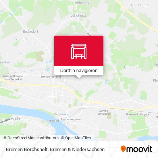 Bremen Borchsholt Karte
