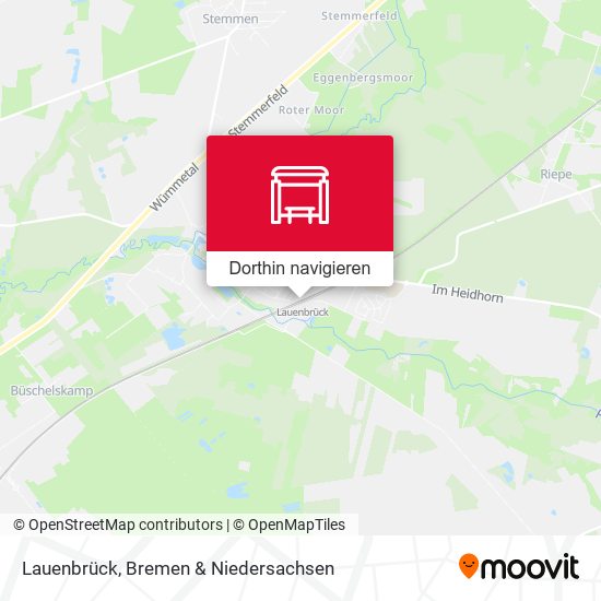 Lauenbrück Karte