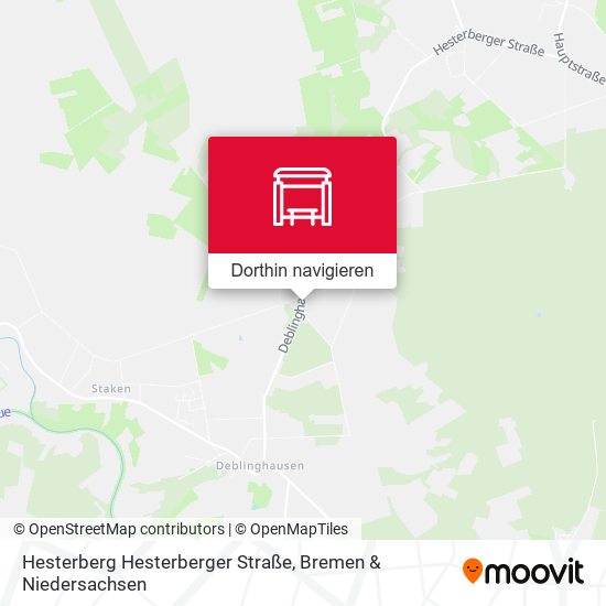 Hesterberg Hesterberger Straße Karte