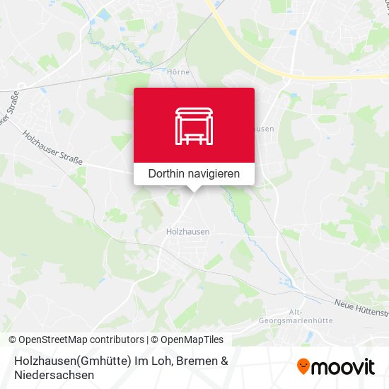 Holzhausen(Gmhütte) Im Loh Karte