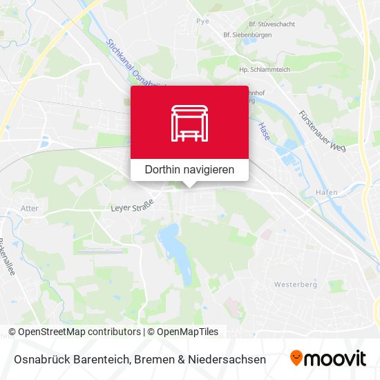 Osnabrück Barenteich Karte