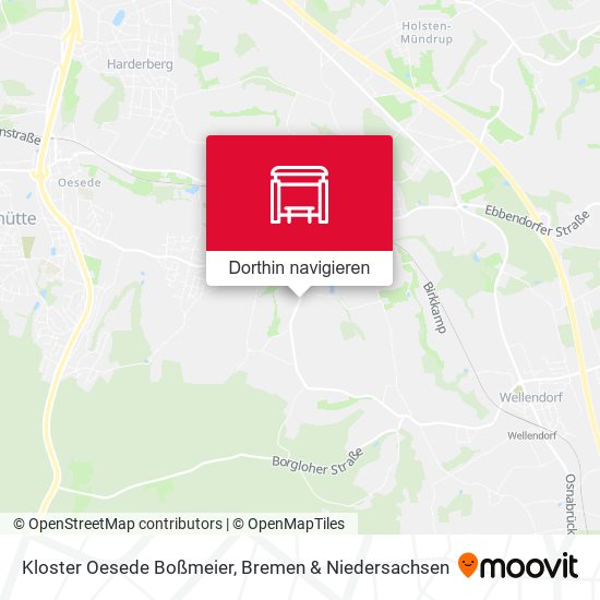 Kloster Oesede Boßmeier Karte