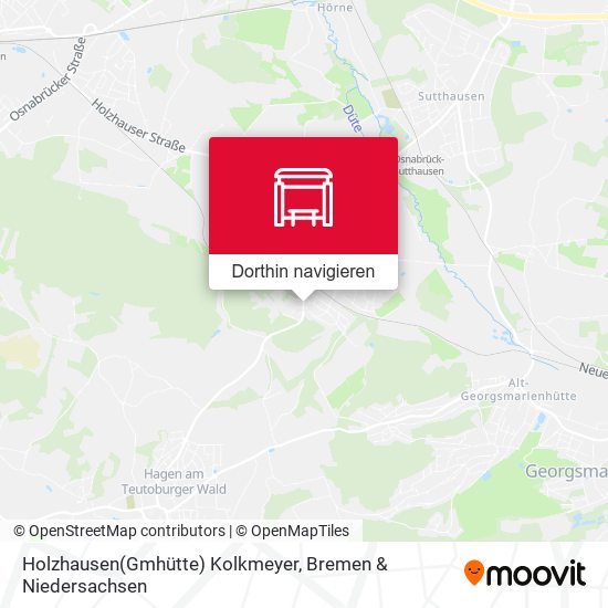 Holzhausen(Gmhütte) Kolkmeyer Karte