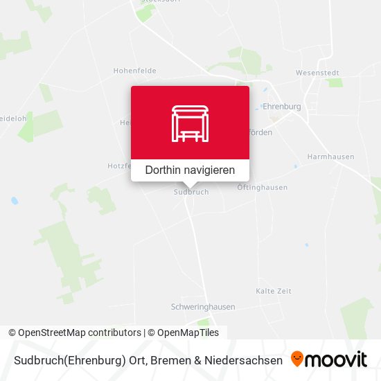 Sudbruch(Ehrenburg) Ort Karte