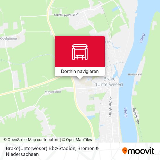 Brake(Unterweser) Bbz-Stadion Karte