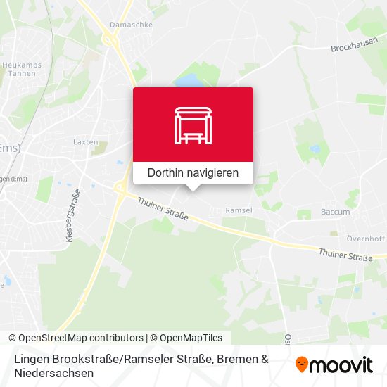 Lingen Brookstraße / Ramseler Straße Karte