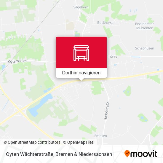 Oyten Wächterstraße Karte