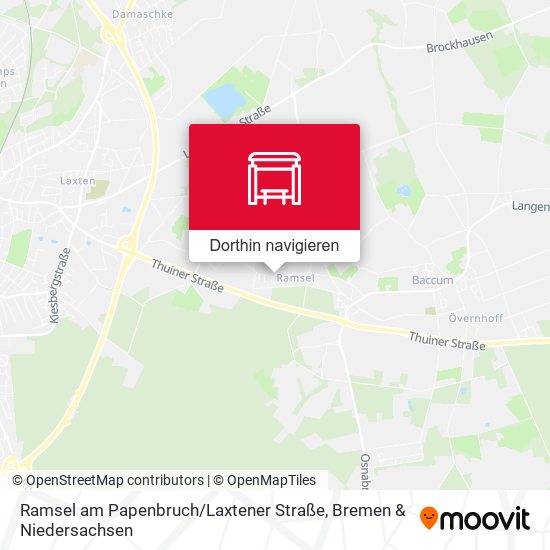 Ramsel am Papenbruch / Laxtener Straße Karte