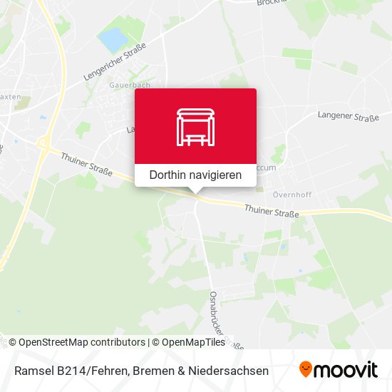 Ramsel B214/Fehren Karte