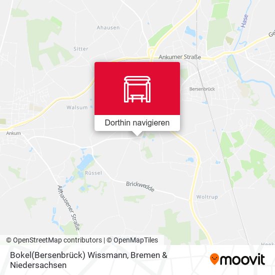 Bokel(Bersenbrück) Wissmann Karte