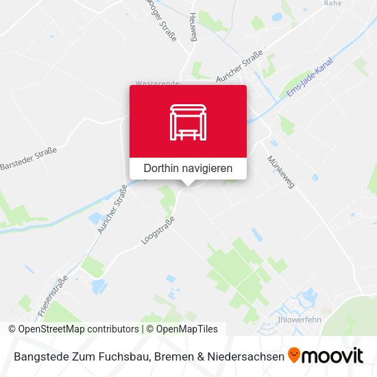 Bangstede Zum Fuchsbau Karte