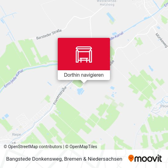 Bangstede Donkensweg Karte