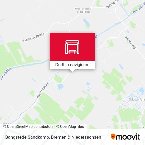 Bangstede Sandkamp Karte