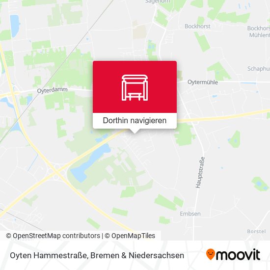 Oyten Hammestraße Karte