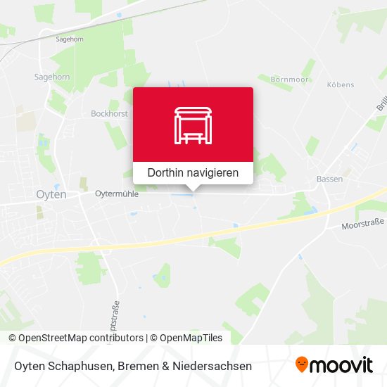Oyten Schaphusen Karte