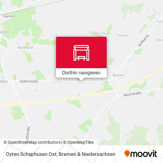 Oyten Schaphusen Ost Karte