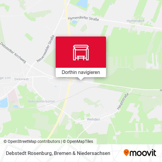 Debstedt Rosenburg Karte