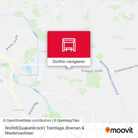 Wohld(Quakenbrück) Trentlage Karte
