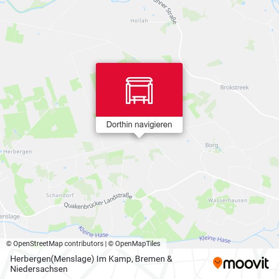 Herbergen(Menslage) Im Kamp Karte