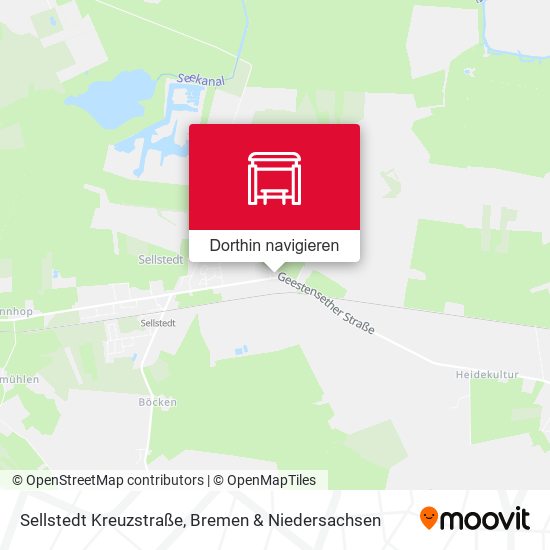 Sellstedt Kreuzstraße Karte