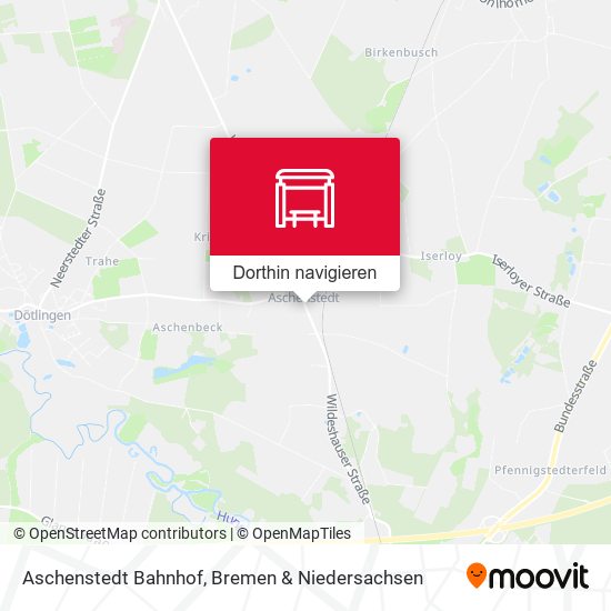 Aschenstedt Bahnhof Karte