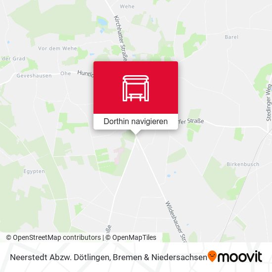 Neerstedt Abzw. Dötlingen Karte