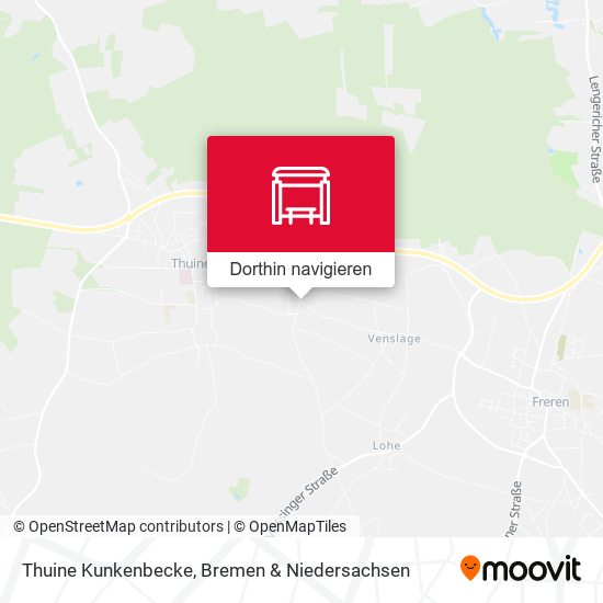 Thuine Kunkenbecke Karte