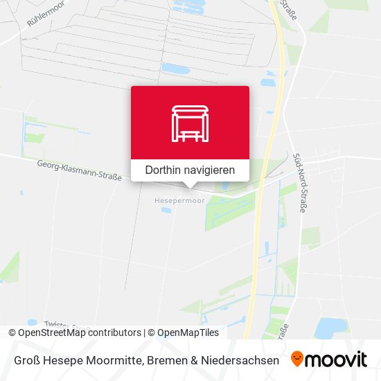 Groß Hesepe Moormitte Karte