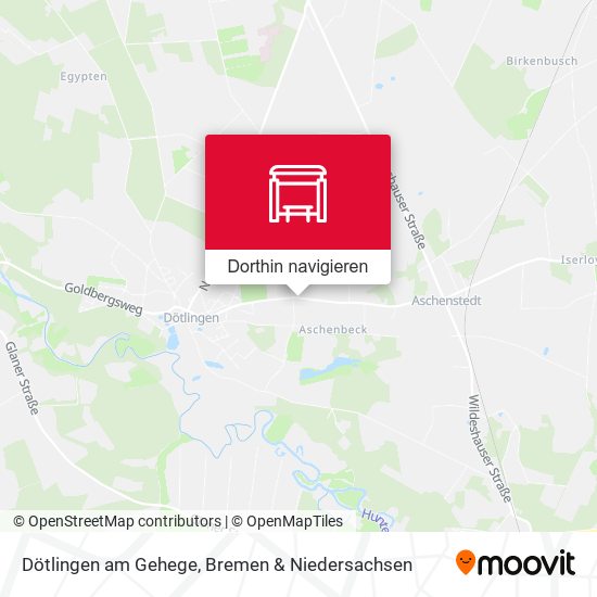 Dötlingen am Gehege Karte